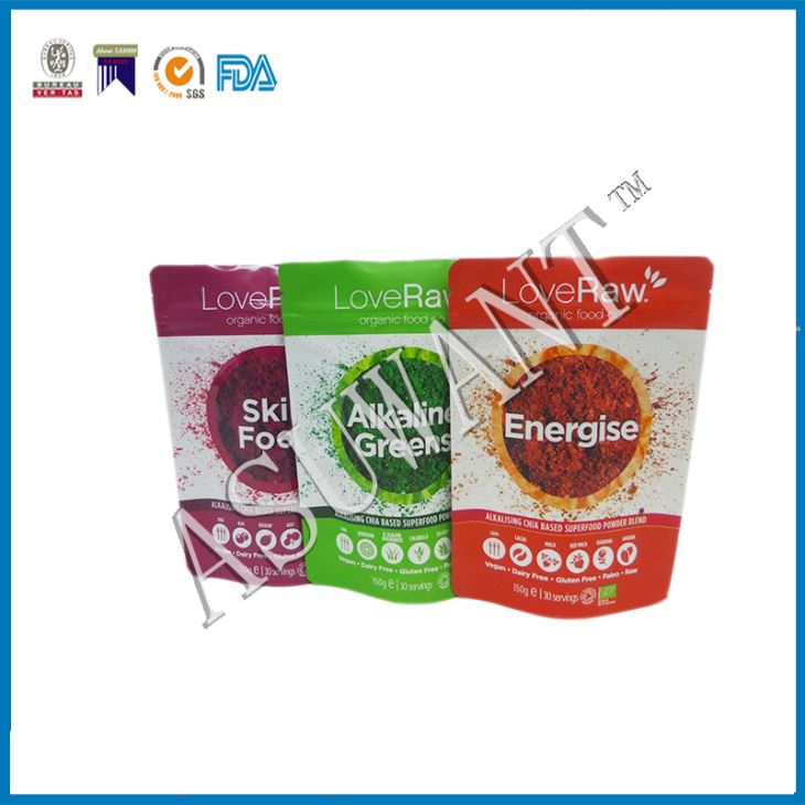 Zipper Stand Up Food Pouch