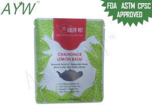 Zip Lock Tea Packing Plastic Bag 2lb / 5lb Barrier With Customized Logo Printing