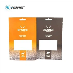 Three Side Seal Kraft Paper Bag With Window Custom Printed Accepted