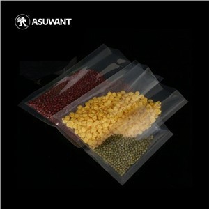 Clear Plastic Vacuum Sealed Bag For Meat Seafood Grain Rice Fish Dried Food
