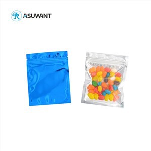 Smell Proof Mylar Small Clear Ziplock Bags Custom Printed