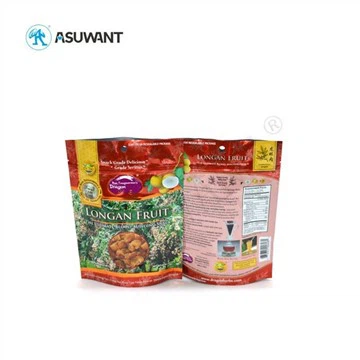 Reusable Aluminum Foil Mylar Custom Standup Zip Top Plastic Snack Bags