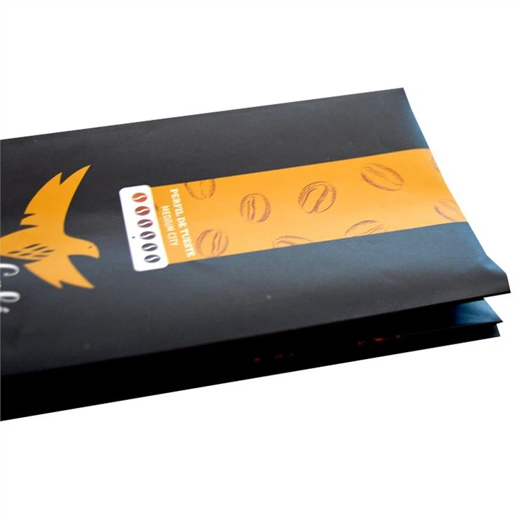 250G 500G Side Gusset Foil Biodegradable Compostable Coffee Packaging