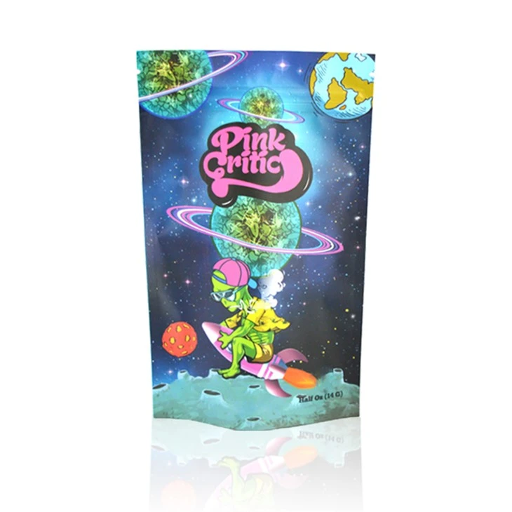 Recycled Custom Printed Matte Plastic Zipper Mylar Food Packaging Empty Candy Bags