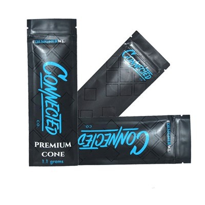 Custom Edible Medical Tobacco Cigar Smoke Resealable Smell Proof Mylar Packaging Bags