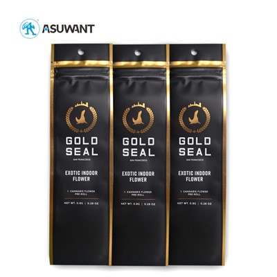 Heat Sealable Cigar Wraps Smokeless Packaging Smell Proof Zipper Bags