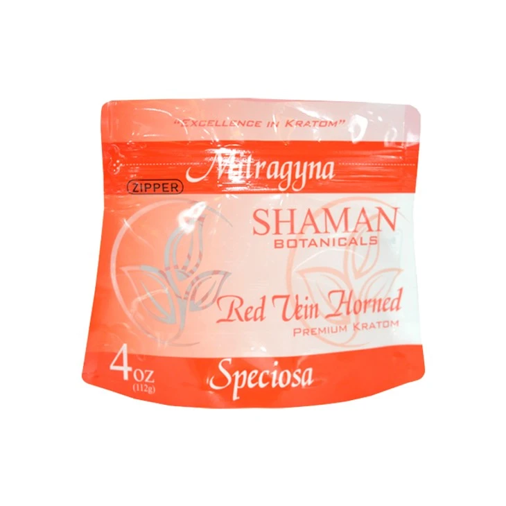 Special Shaped Stand Up Zipper Bags Aluminum Foil Printed For Cosmetic Packaging