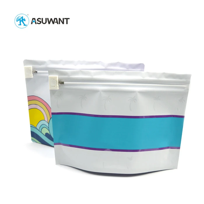 Stand Up Child Resistant Zip Lock Bags , Smell Proof Child Safe Packaging Bags For Packaging Tablet