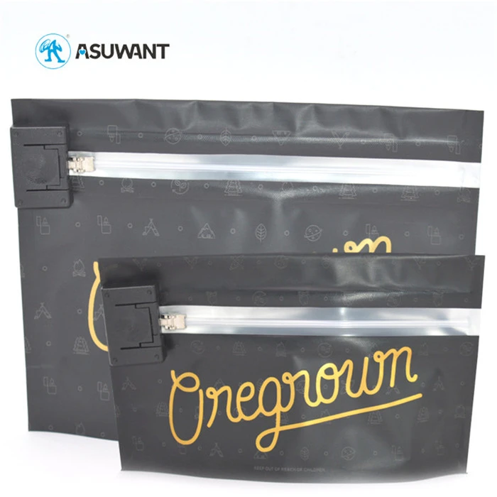 Zipper Aluminum Child Proof Zipper Bags Moisture Resistant Medication Tablets For Kids