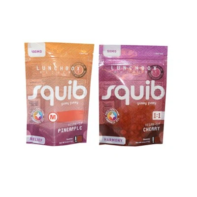 Compostable Plastic Ziplock Edible Candy Bags Stand Up Pouch Food Packaging