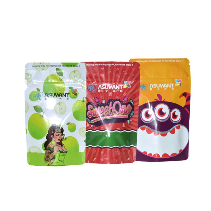 Weed Packaging Pre Roll Edible Packing Zipper Plastic Heat Seal Pack