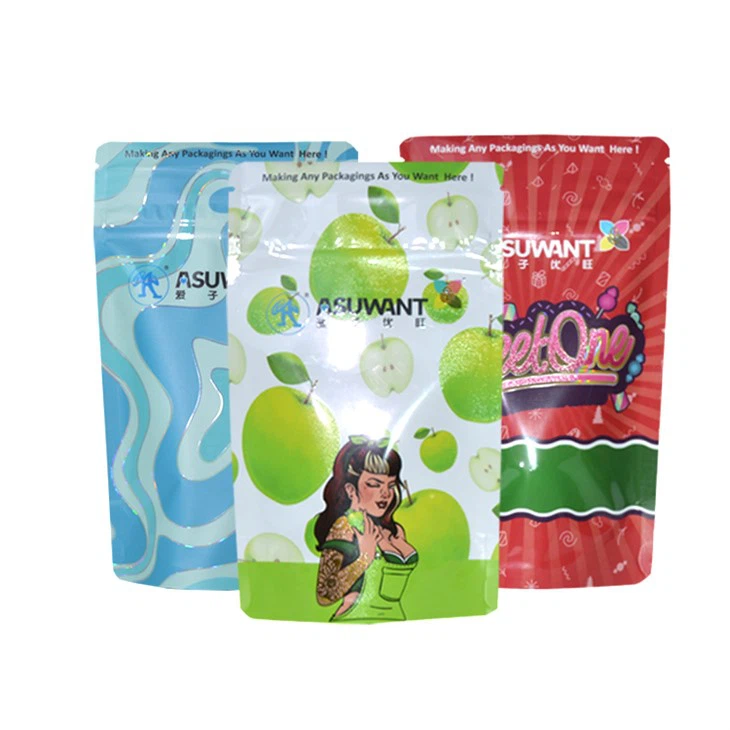 Weed Packaging Pre Roll Edible Packing Zipper Plastic Heat Seal Pack