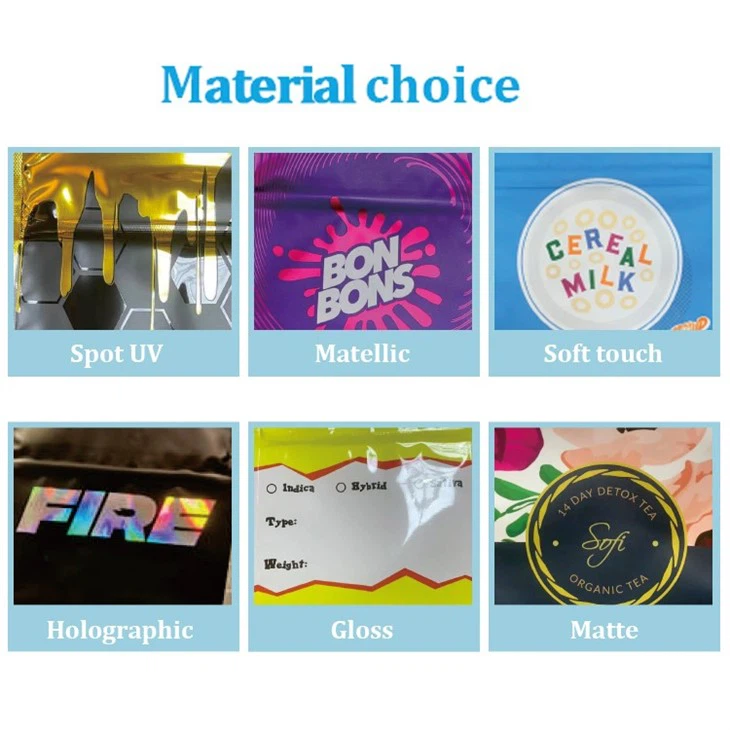 3.4g 7g Child Proof Pouch Dispensary 420 Packaging Cookie Edibles Mylay Gummies Edible Zipock Bags