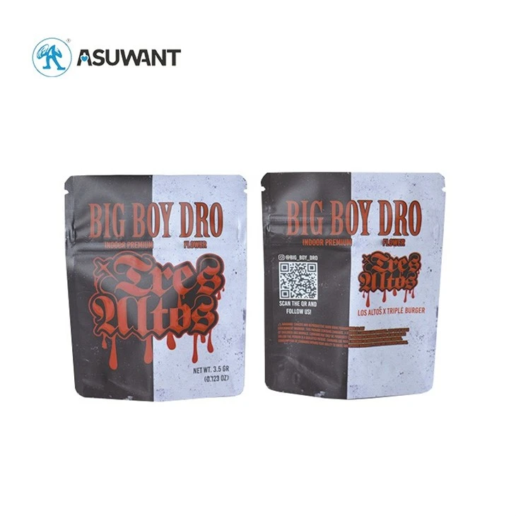 Child Proof Zip-Lock Food Stand Pouch