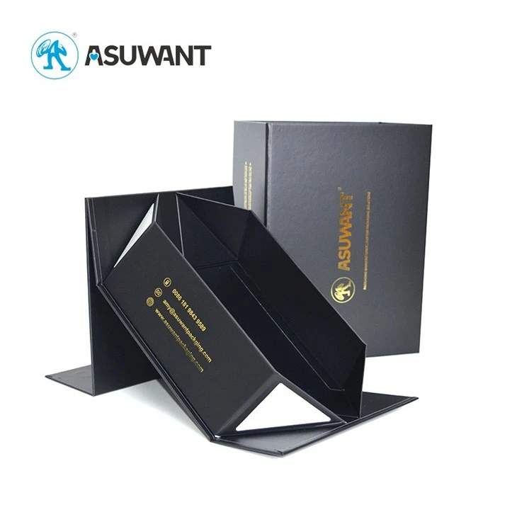 Custom Logo Rigid Cardboard Magnetic Flap Lid Foldable Packaging Gift Boxes With Paper Shopping Bag factory