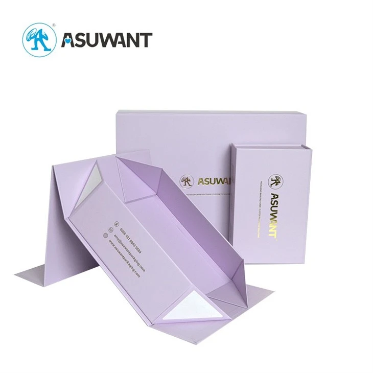 Custom Logo Rigid Cardboard Magnetic Flap Lid Foldable Packaging Gift Boxes With Paper Shopping Bag