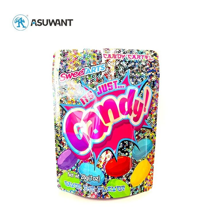Custom Printed Zipper Packaging Bags Sweets Snacks Candy Ziplock Bags Food Packaging Stand Up Pouches