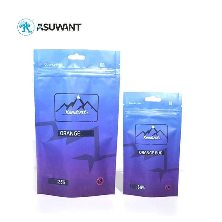 Matte Ziplock Stand Up Pouches Edible Packaging Custom Printed Aluminum Foil Bags Doypack
