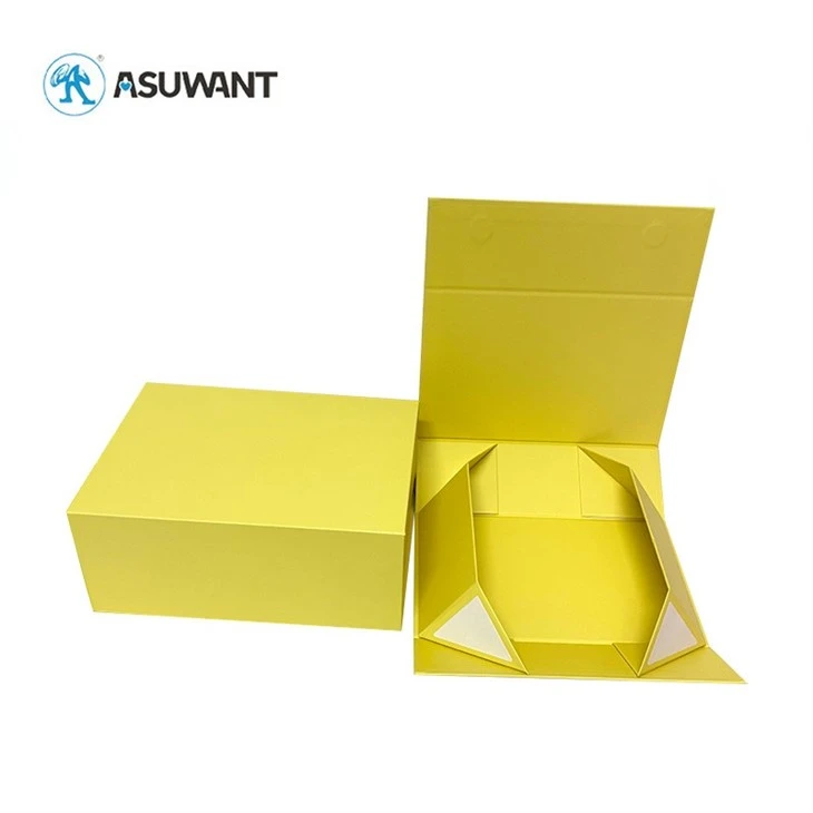 Foldable Paper Box Packaging With Magnetic Flap Closure suppliers