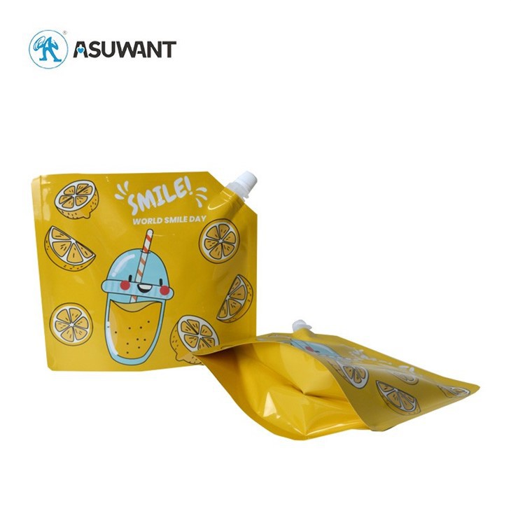 Food Grade 500 1000ml Aluminium Spout Pouch Liquid Drink Water Packaging best
