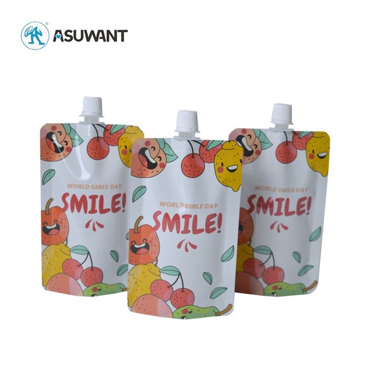 Plastic Fruits Juice Drink Bag Packaging