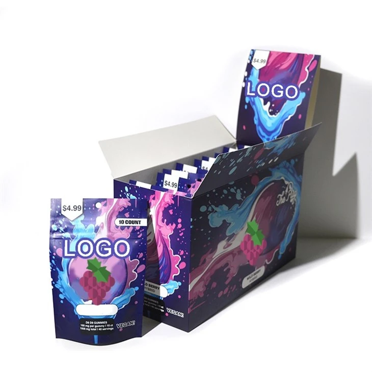 Retail Snack Food Bag In Paper Boxes