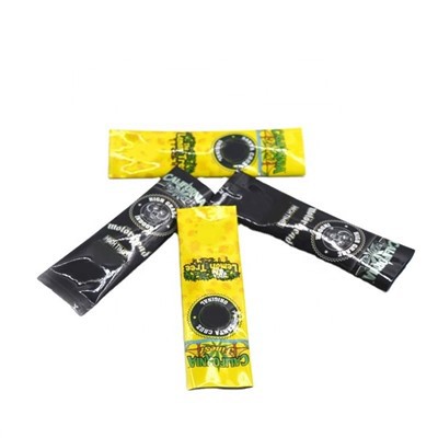 Custom Mini Mylar Packaging Bags Pre Roll Tube Package Zipper Smell Proof Bag