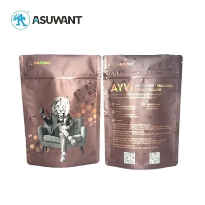 Custom Digital Print Packaging Bag Varnish Braille Variable QR Emboss Food Safe Flexible Packaging Bags No Plate Mold Cost