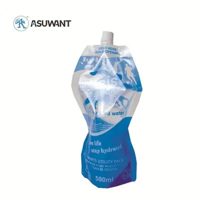 Printed Food Packaging Food Grade Plastic Squeeze Bag Jelly Liquid Packaging Bag Spout Pouch Juice Drink Pouch With Spout