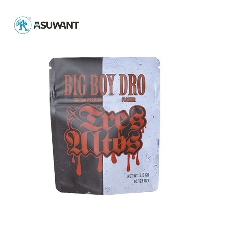 Smell Proof Gummy Candy Ziplock Mylar Children Resistant Bags Edible Packaging suppliers