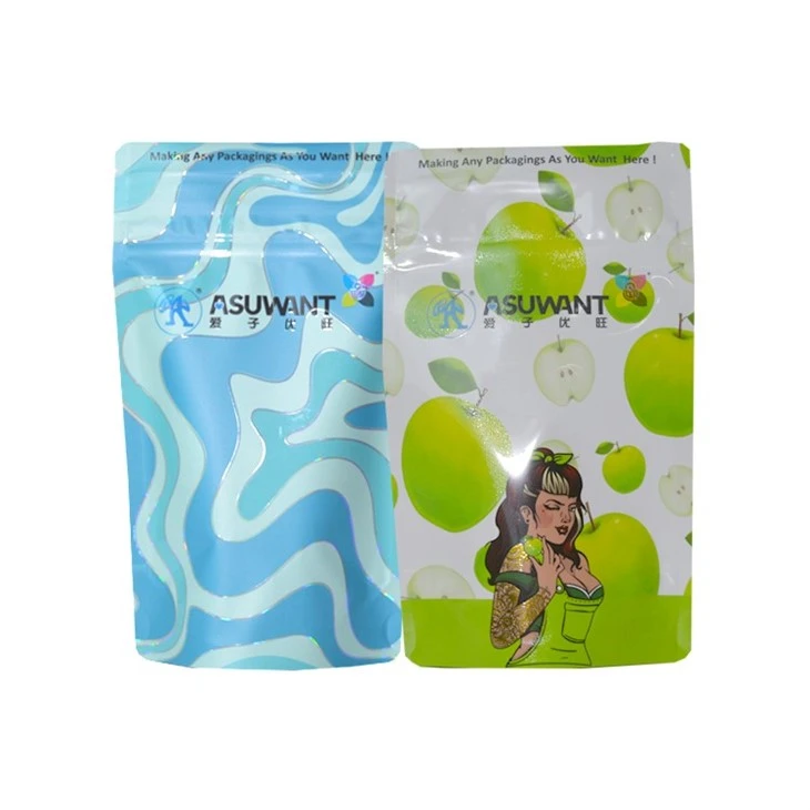 Spot UV Enhancement Child Proof Ziplock Bags