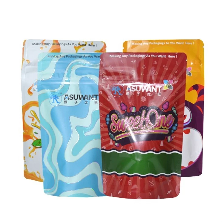 Spot UV Enhancement Child Proof Ziplock Bags suppliers
