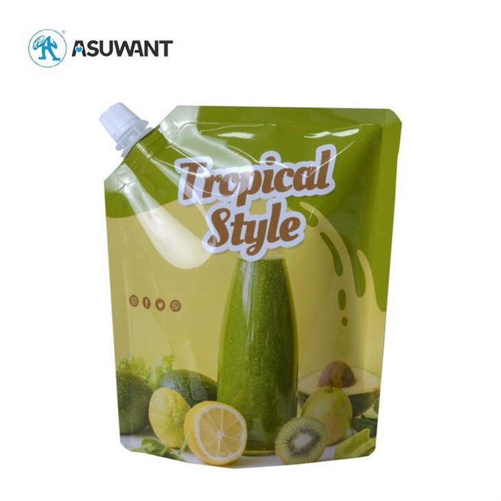 Spout Pouch For Juice Drink Water Soya Milk Liquid factory